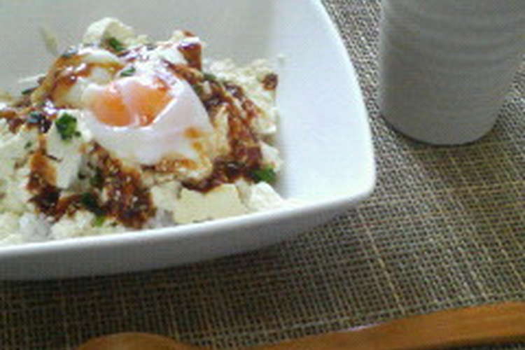 お手軽昼ごはん とうふどんぶり レシピ 作り方 By Kao722 クックパッド 簡単おいしいみんなのレシピが360万品