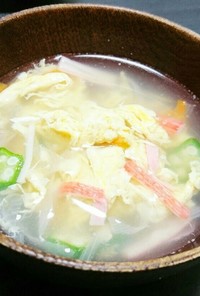 ふんわりかき玉中華スープ☆