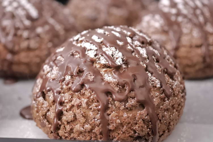 チョコクッキーシュー レシピ 作り方 By Fumiet クックパッド 簡単おいしいみんなのレシピが376万品