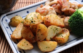 シンプルうまし!新じゃがの素揚げのり塩味