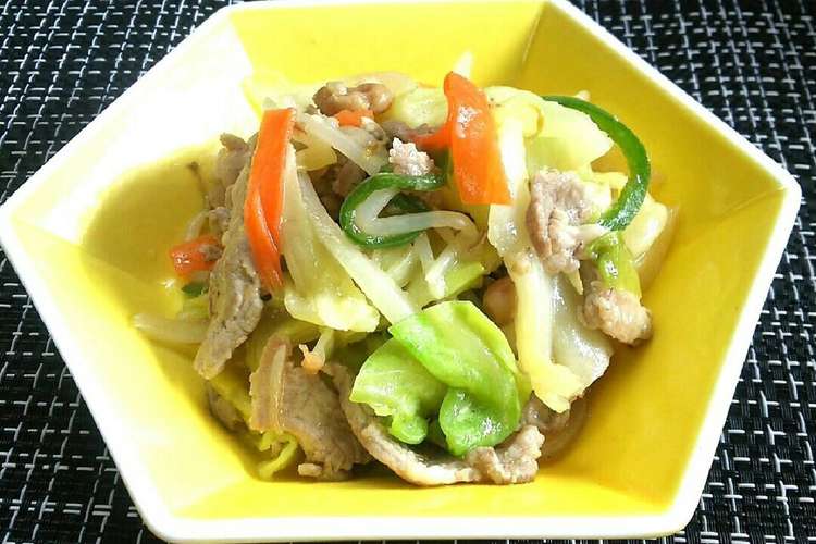 金山寺味噌de簡単 豚肉 野菜炒め レシピ 作り方 By 弓張り月 クックパッド
