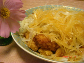 簡単♡さっぱり美味しい鶏肉の南蛮酢がけ