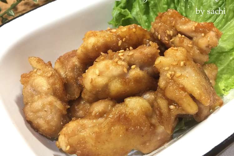 お弁当にも 鶏肉の香ばし胡麻照り焼き レシピ 作り方 By Sachi5 クックパッド 簡単おいしいみんなのレシピが371万品