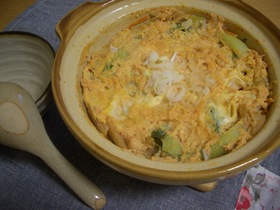 キムチ豆乳雑炊