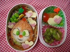 大好き♪ドキンちゃん弁当♪(キャラ弁)