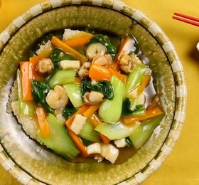 おこげ風野菜あんかけ