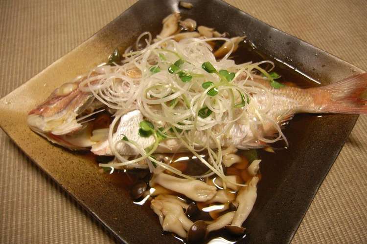 花鯛の清蒸 レシピ 作り方 By しんで クックパッド 簡単おいしいみんなのレシピが353万品