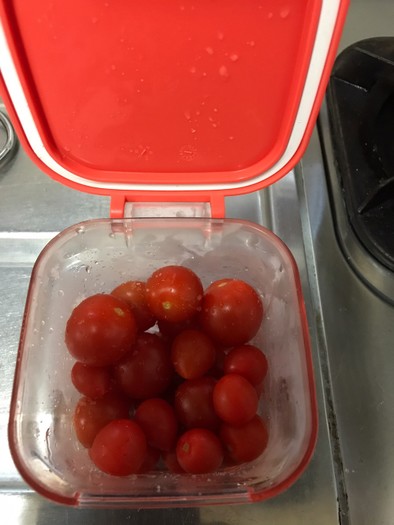 焼き塩トマトの写真