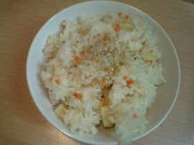 まこもたけの炊き込みご飯