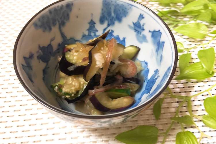 なすときゅうりとミョウガの浅漬け レシピ 作り方 By ライムlove クックパッド 簡単おいしいみんなのレシピが353万品