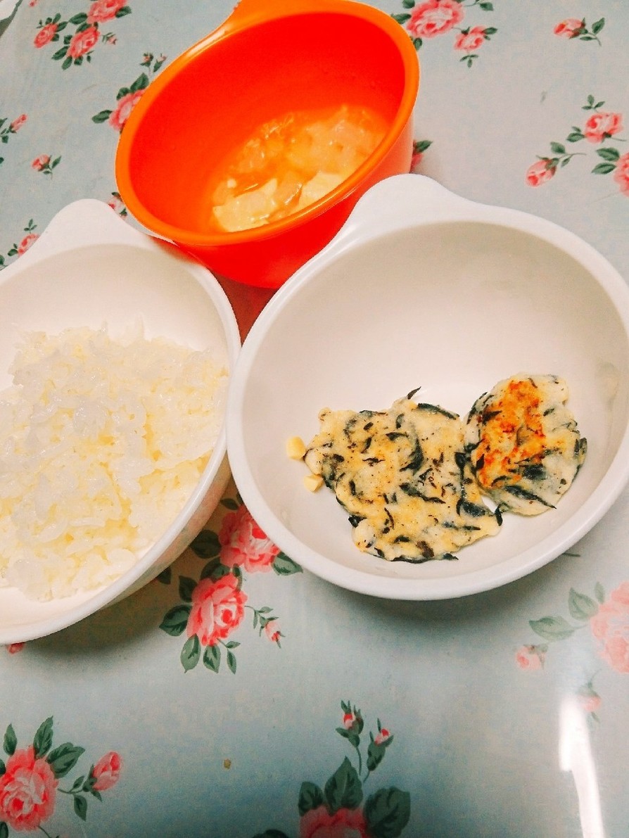 ひじきの豆腐ハンバーグ★離乳食中～後期の画像