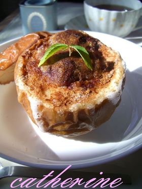 そのまんま焼きりんごケーキ