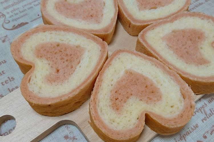 ハートが可愛い簡単イラストパン レシピ 作り方 By Minto214 クックパッド 簡単おいしいみんなのレシピが371万品