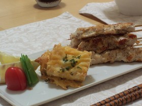 お豆腐のチーズ焼き