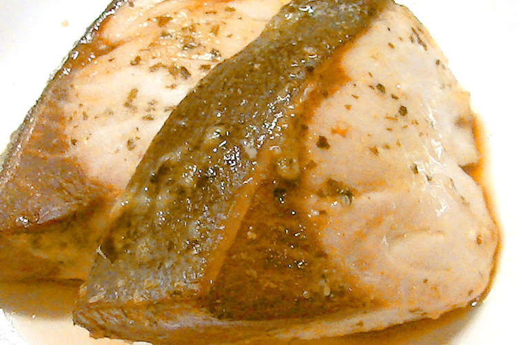 魚焼きグリルで塩麹パクチーぶり