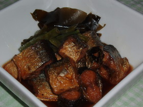 サンマと昆布のやわらか煮