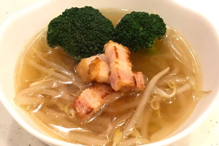 もやしと厚切りベーコンのコンソメスープ レシピ 作り方 By クックまいななパパ クックパッド 簡単おいしいみんなのレシピが358万品