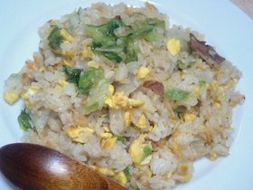 簡単☆美味しい☆レタスチャーハン