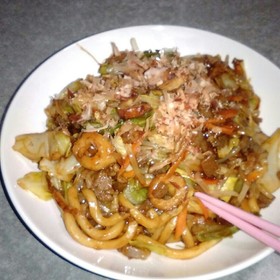 ★私が作るうどん焼き★