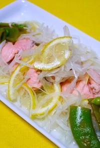 簡単！ノンオイル☆銀鮭の檸檬マリネ