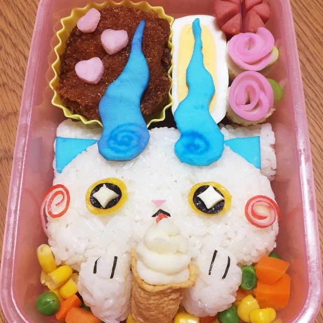 キャラ弁 ソフトクリーム コマさん レシピ 作り方 By ぽめchan クックパッド