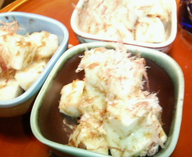 長芋のおかかポン酢和えの写真