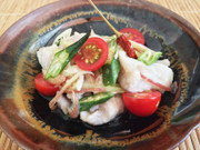 【米粉】豚肉と夏野菜のヘルシー南蛮漬けの写真