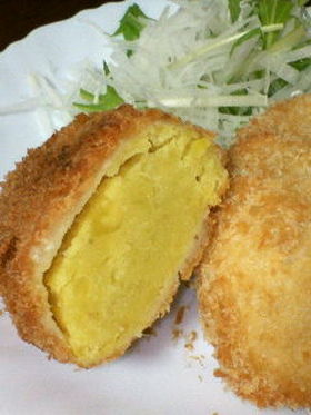 美味しい~♪さつま芋のコロッケ