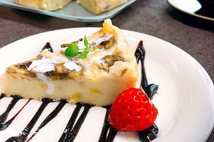 混ぜるだけバナナりんごヨーグルトケーキ レシピ 作り方 By Kitchenこのは クックパッド 簡単おいしいみんなのレシピが350万品