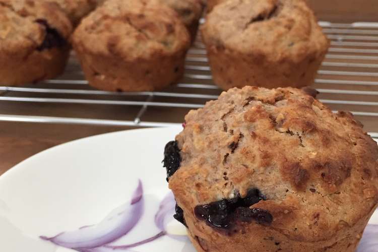 超ヘルシー 全粒粉で作るバナナマフィン レシピ 作り方 By Wildma クックパッド