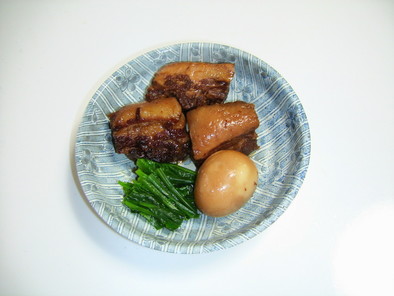 定番・・・豚の角煮＆煮卵（活力鍋使用）の写真