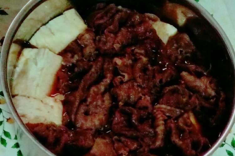市販のタレいらず 調味料3つすき焼き割下 レシピ 作り方 By ねむいねずみ クックパッド