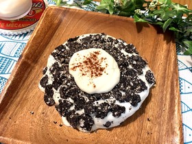 オレオ風ヘルシー♡チーズケーキクリーム