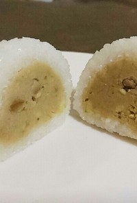 栗きんとんの道明寺餅