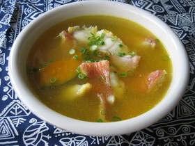 かぼちゃと冷凍赤魚のスープ煮
