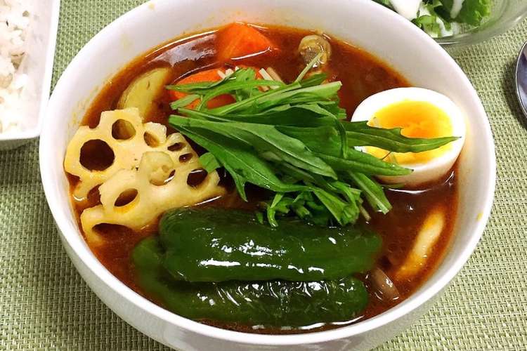 鶏肉が箸でほろほろ 簡単 スープカレー レシピ 作り方 By Akine クックパッド 簡単おいしいみんなのレシピが356万品