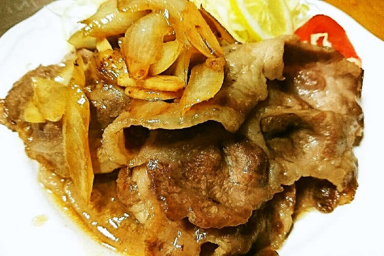 豚肩ロースのにんにく焼き レシピ 作り方 By うさこのおうち クックパッド