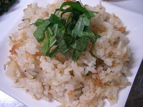 ささっと!梅じゃこ炒飯