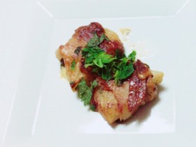 大葉とチーズと玉ねぎの豚肉巻き