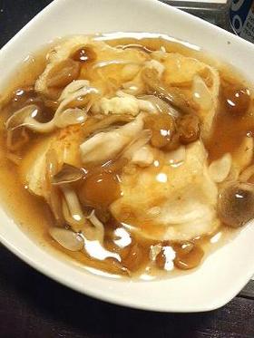 揚げだし豆腐~きのこあんかけ~