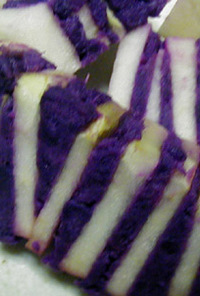 紫芋のリンゴサンド