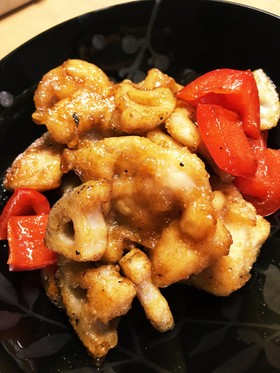 簡単!蓮根と鶏もものバターポン酢