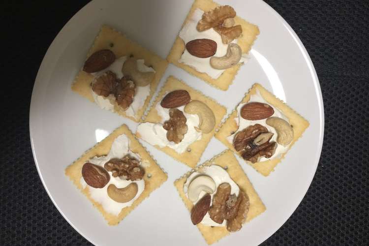 トッピングクラッカー レシピ 作り方 By アカツキ氏 クックパッド