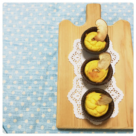 ほんの少量かぼちゃのチーズケーキプチ