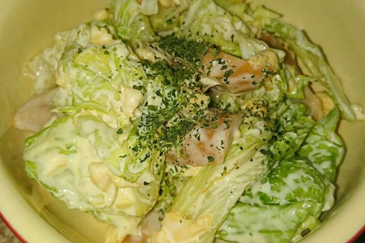簡単 レタスとソーセージのサラダ レシピ 作り方 By Michi 630 クックパッド 簡単おいしいみんなのレシピが352万品