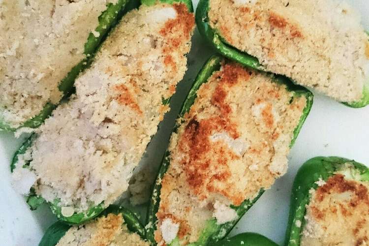 コレステロール０ ピーマンの肉 詰め レシピ 作り方 By ソーヤ クックパッド 簡単おいしいみんなのレシピが360万品