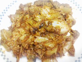 超簡単!オイスターソースde豚キムチ★