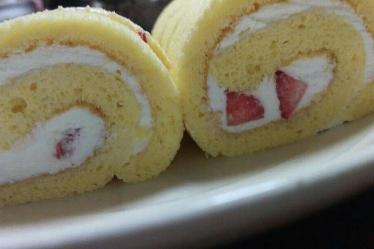 Hmと卵があれば作れるロールケーキ レシピ 作り方 By 空前絶後のポン酢 クックパッド 簡単おいしいみんなのレシピが353万品