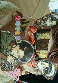 チョコムースケーキ(誕生日ケーキ)