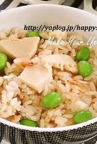 筍と桜エビ・中華風味☆炊き込みご飯
